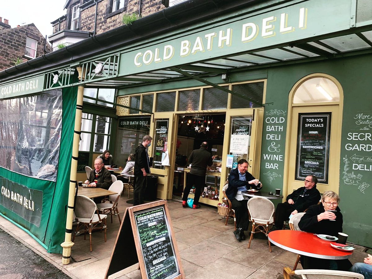 cold_bath_deli's tweet photo. The countdown begins! Come Monday we can't wait to welcome our cafe customers back to @coldbathdeli
Open from 9AM to 9PM.
Join us under the Victorian canopy or in our secret garden.
#openoutside #diningalfresco #coldbathroad #coldbathdeli #Harrogate #harrogatelife https://t.co/oesKmsN2N2