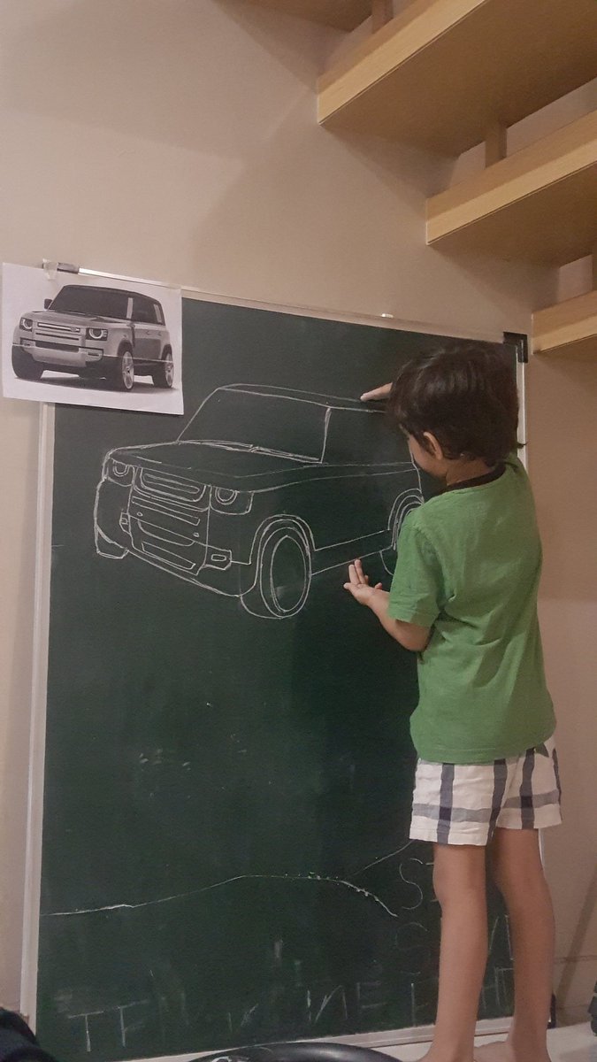 a_chandra0103's tweet photo. Today Naksh started 3d car drawings..
@BosePratap 
@TataMotors 
@TataMotors_Cars @landroverindia @JaguarIndia https://t.co/TFGMAfrmHn
