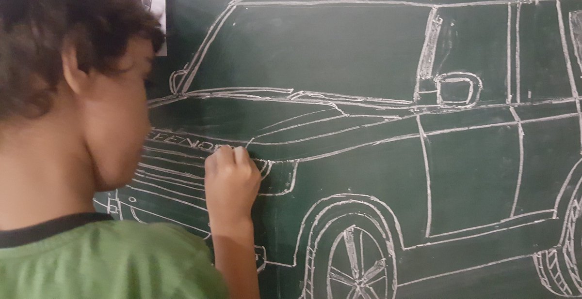 a_chandra0103's tweet photo. Today Naksh started 3d car drawings..
@BosePratap 
@TataMotors 
@TataMotors_Cars @landroverindia @JaguarIndia https://t.co/TFGMAfrmHn