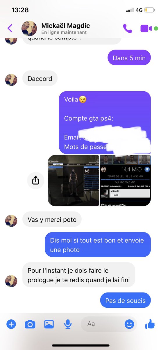 DeniziModding's tweet photo. Compte gta ps4 vendu à Mickael Magdic🙂

Merci de ta confiance repasse quand tu veux.🙂

Ma page: https://t.co/V7BuLcvBhT

Mon twitch follow: https://t.co/IeFYeN2i3g

#DeniziModding #ps4 #account #sold #gta #modded #dollars #rockstar https://t.co/rc4vRinuUU