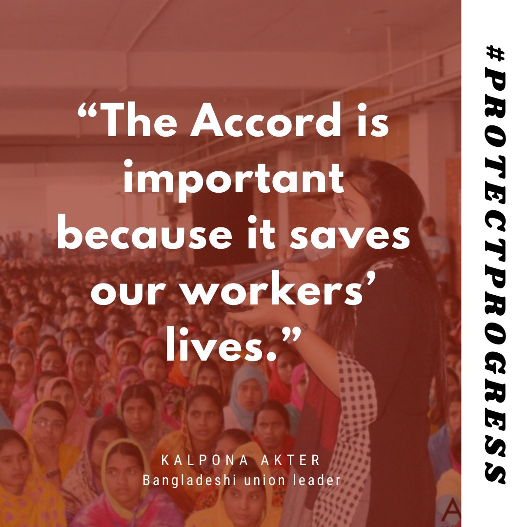 cleanclothes's tweet photo. 8 years ago, the Rana Plaza collapse showed that voluntary agreements don't keep workers safe. Then why haven't brands committed yet to a new binding agreement to safeguard the @banglaccord's work beyond 31 May 2021? Brands must #protectprogress: https://t.co/4glnTVeUz9 https://t.co/Vfr2QnRvgr