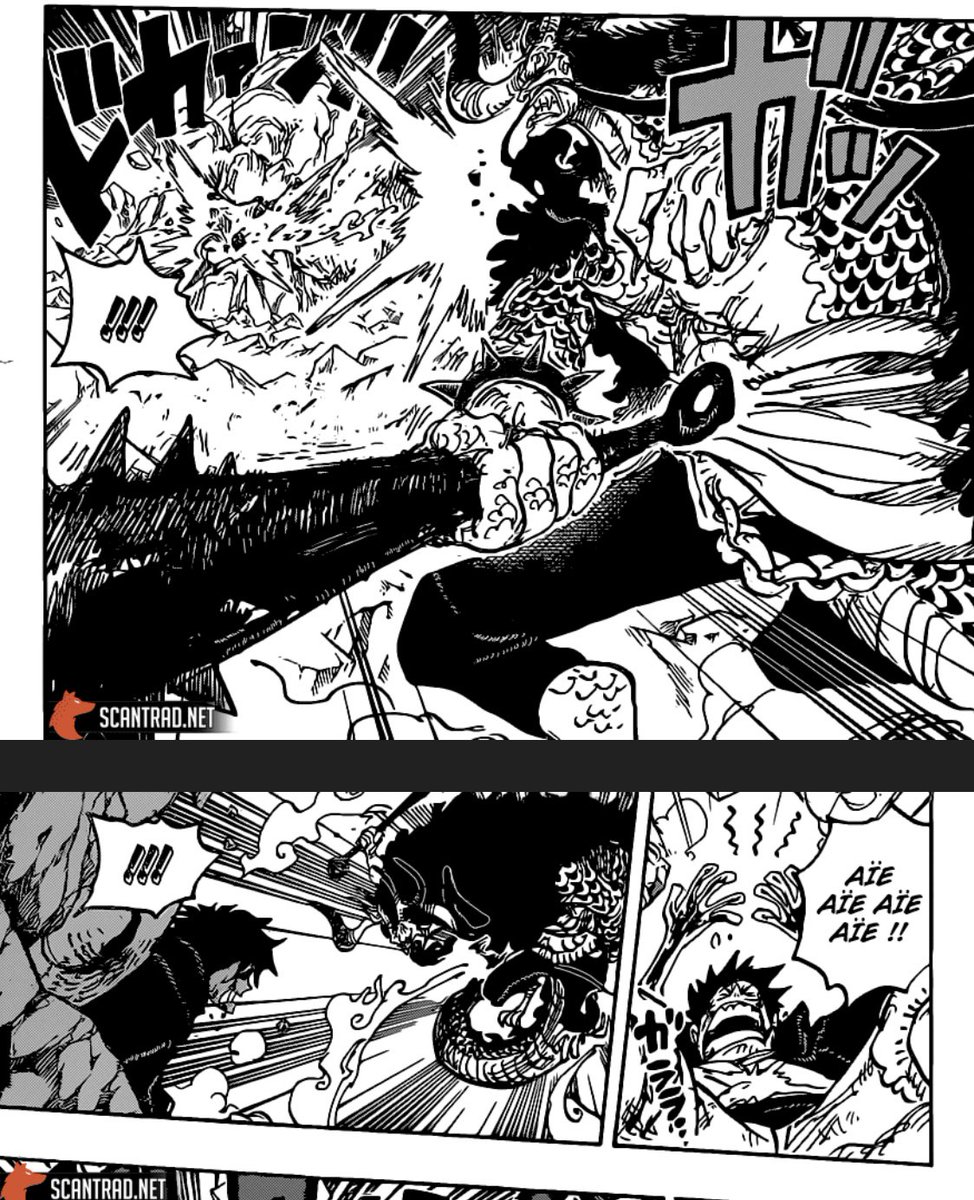 Maintenant passons à ses Hakis. Kaido en possède les trois types. HDA : - Fait mal à Luffy alors qu’il s’enduit de HDA (et le maîtrise en version +)- Law dit que son HDA est beaucoup trop puissant pour pouvoir être déplacé avec sa room.