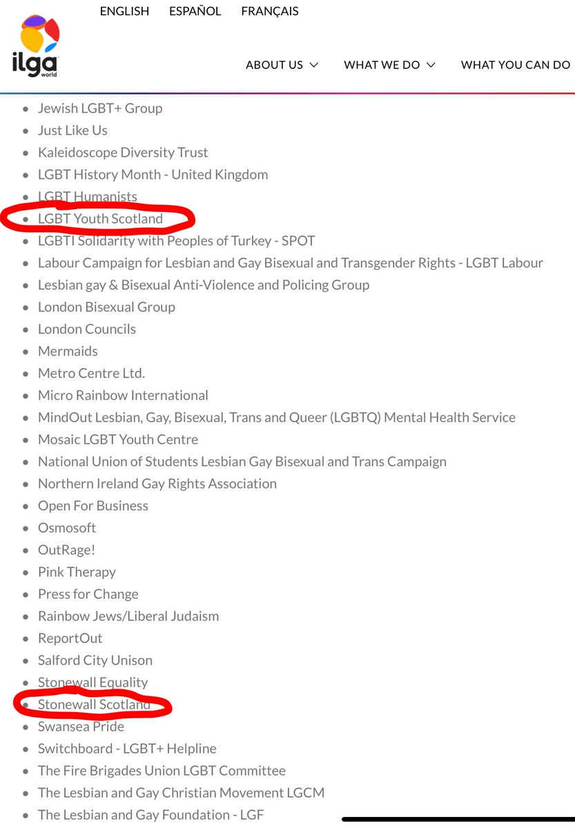 He then whips out a partial list of groups who have signed up to this declaration and lo and behold, there are two Scottish organisations on it (in amongst The Labour Party, various trades unions and London councils)3