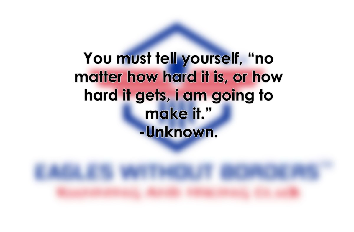 EaglesWOBorders's tweet image. You can do it!
#EaglesWithoutBorders
#ChallengeYourLimits
#YouCanDoIt