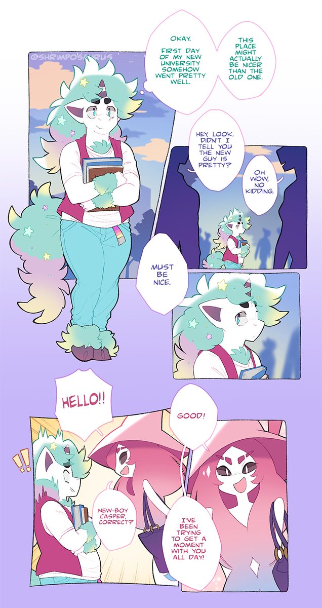 Fudo &amp; Casper 02: New Beginning (1/1).
Spoilers: he probably won't. 