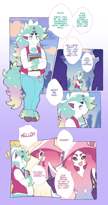 Fudo &amp; Casper 02: New Beginning (1/1).
Spoilers: he probably won't. 