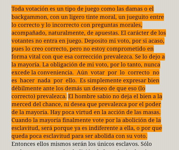 BrandDiGiovanni's tweet photo. Recordatoria para estas #Elecciones2021 :

Hay poca virtud en la gente que cree que puede cambiar las cosas desde la votación y la democracia.

El hombre bueno, no se deja la virtud a merced del chance, el hombre bueno se revela contra las injusticias, desobedece y protesta. https://t.co/pWClNigMJu