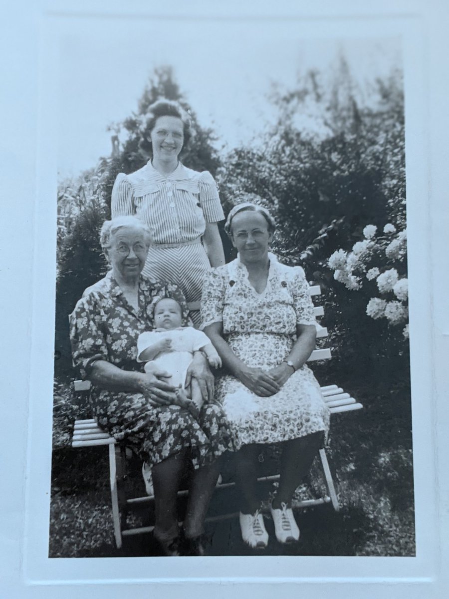 This is my Dad, Nana, Great Grandmother, and Great Great Grandmother on my Dad's side.