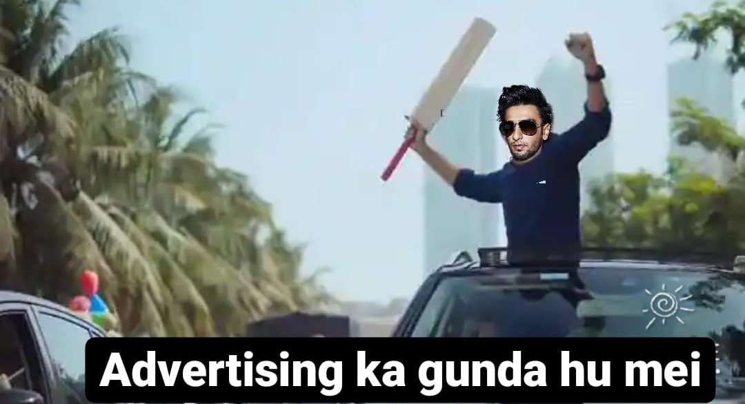 *After featuring in mycircle 11,jio and justdail ads during ipl*
Ranveer: