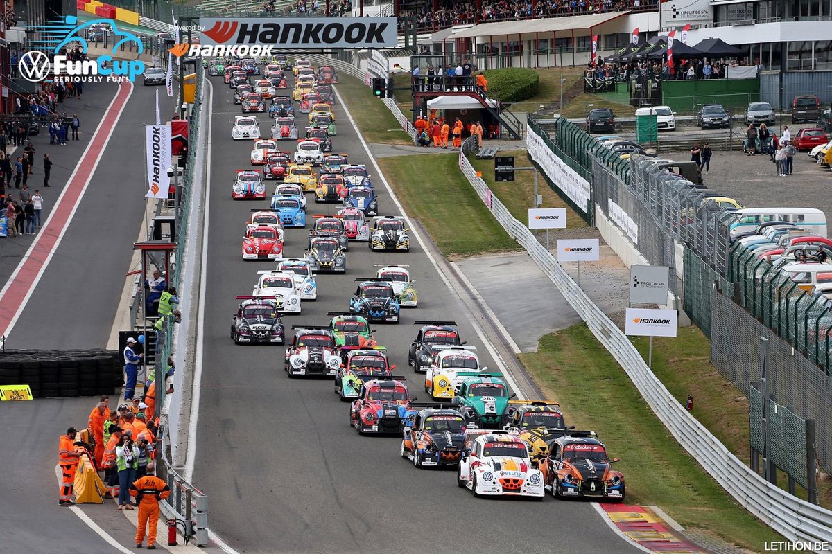 In this year Kronos Events will hold the... Hankook 50 Hours VW Fun Cup on the Circuit de Spa-Francorchamps 🌟

In other words: double fun on the most beautiful track in the world... ☺️

#HankookTire #DrivingEmotion #FunCup