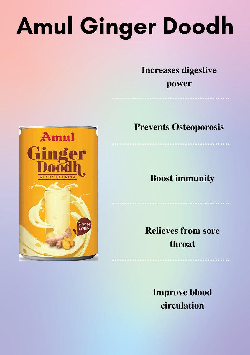 AmulWorld's tweet photo. “ Its not enough to be visible , you have to be available “ , the motto Amul sweared by this pandemic . Amul ramped up a version of India’s most essential beverage into an immunity booster.
#amul #india #food #amulindia #chocolate #milk #amulicecream  #amulproducts #icecream https://t.co/58O0dMT9ku