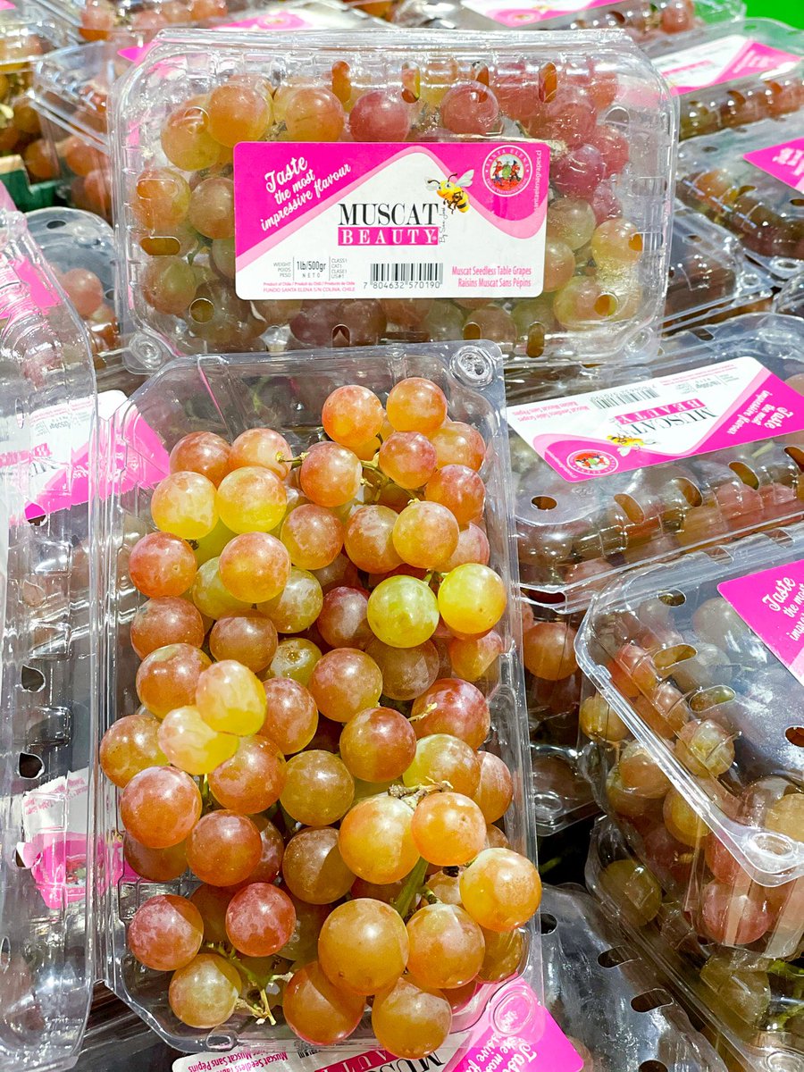 Moscato grapes now available 🍇