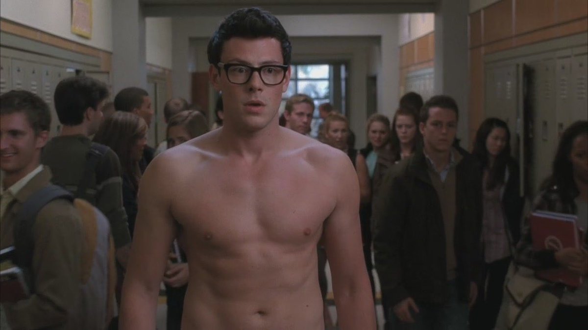 appreciation post for finn as brad majors in 2x5 “the rocky horror glee  show”, image size:1200x675