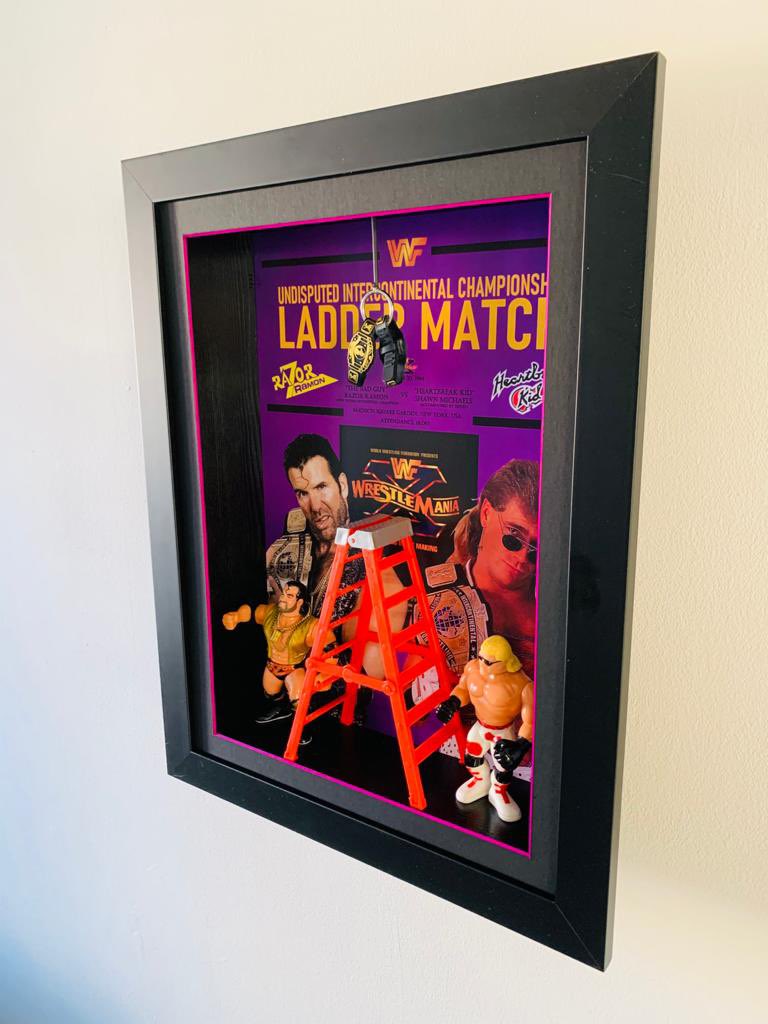 123customsuk's tweet photo. Hey Yo! Since it’s #wrestlemaniaweekend... it’s the greatest ladder match of all time! 🪜

 “The Bad Guy” Razor Ramon vs “HBK” Shawn Michaels 💔

‘UNDISPUTED INTERCONTINENTAL CHAMPIONSHIP LADDER MATCH’ 

March 20, 1994🗓
WrestlemaniaX💥

⬇️CONT. IN THREAD⬇️

📩DM if interested📩 https://t.co/J6S3fNhxXT