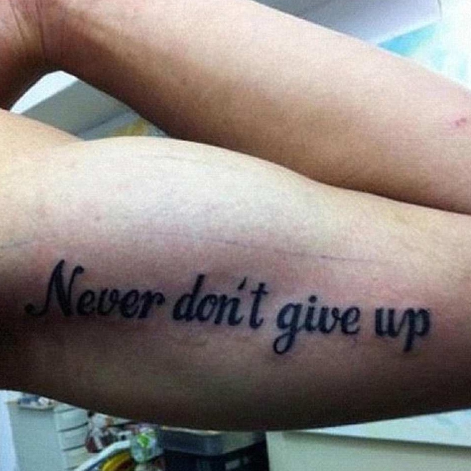 MarkHamill's tweet photo. In other words: Always Surrender 

#TattooFunnyForWords https://t.co/HDqN8DxXWe