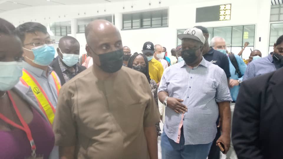 ChibuikeAmaechi's tweet photo. During our inspection tour of the Lagos-Ibadan rail line today, I reaffirmed that the contractors must continue to work in accordance with our design specifications.

Just some minor touches left to reach total completion of this line. https://t.co/tKLUHDqfep