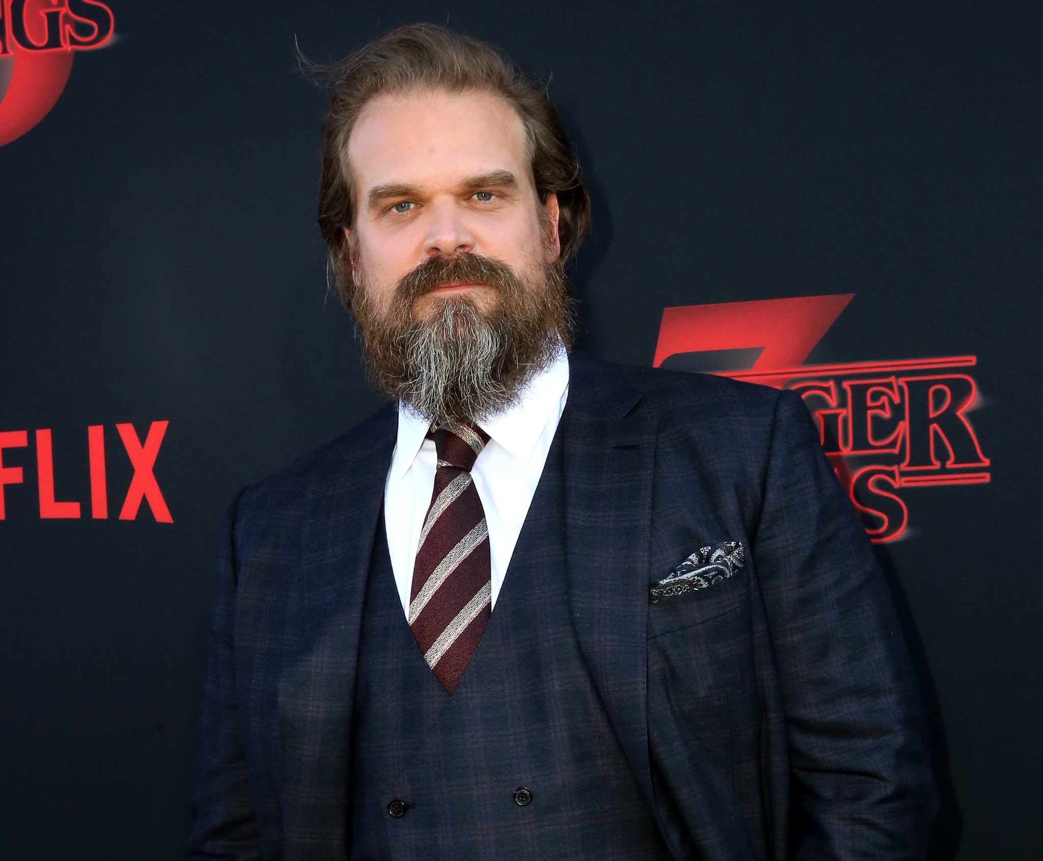Happy birthday David Harbour big supporter can t wait till Stranger Things 4 comes out   