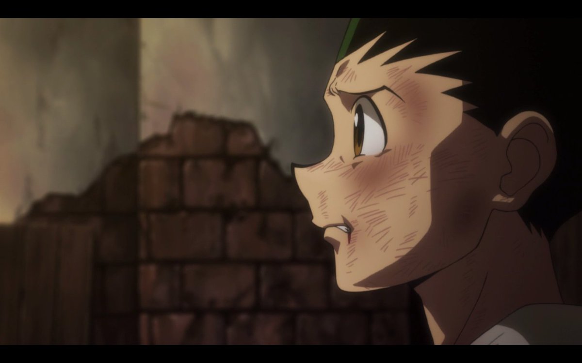 this is such an important point for his character but i cant help but feel angry that this happened. it makes me feel queazy to see kite dehumanized like this right after gon found the closest thing hes probably ever had to a father figure