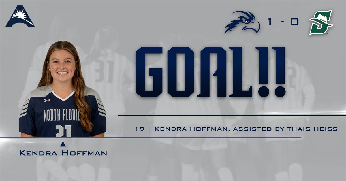 OspreyWSOC's tweet photo. GOALLLLLLLLLLL OSPREYS! 

@kendra_Hoffmann gets the rebound off @thais_reiss shot

#SWOOPLife #ASUNSoccer https://t.co/m86ISiWfeG
