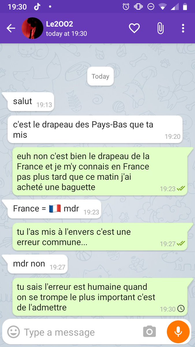 Je retourne sur randochat, armée d'intentions maléfiques