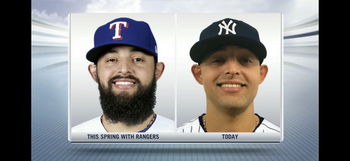 BPCrewSouthFLA's tweet photo. Rougned Odor after shaving that huge beard he had. WHAT a difference! Are YOU happy with the Yankees new acquisition? #BPCrew #SquadUp https://t.co/oobrogkyS1