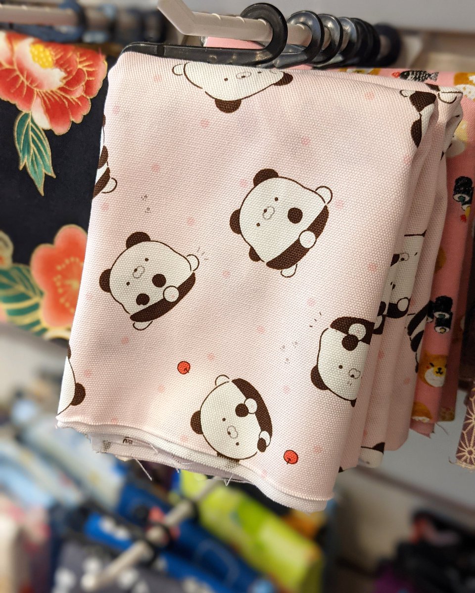theikebanashop's tweet photo. Hamipa, the easy-going panda! Fat quarter fabric. #availableattheshop #availableonline #hamipa #officiallicensedproduct #halifax #Quinpool https://t.co/CTYVduL5Ya