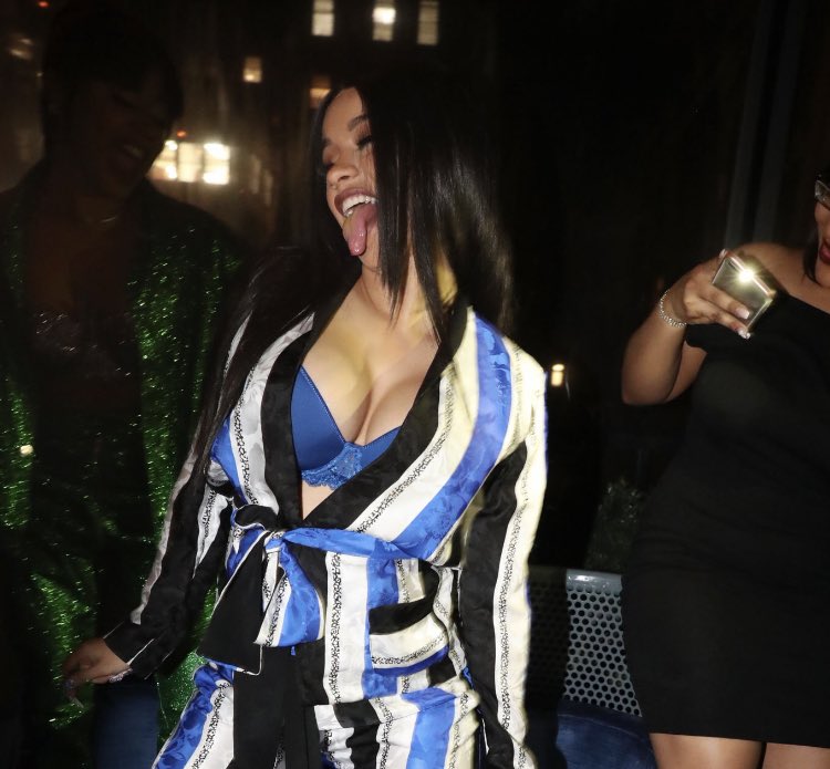 cardibthrowback's tweet photo. #Throwback:
@iamcardib attends “Gold Album” Release Party at Moxy Hotel in New York City on April 10, 2018. 

📸: Johnny Nunez/Getty Images. https://t.co/Fw65CKyR8U