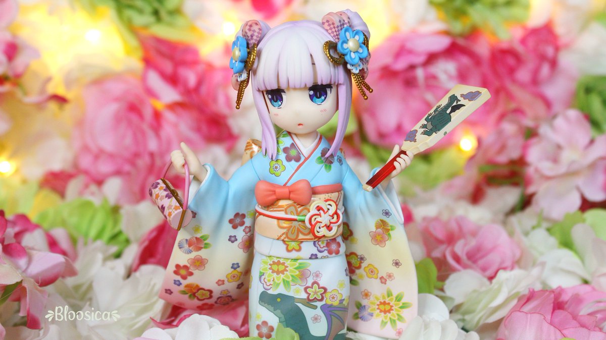 bloosica's tweet photo. Kanna in the Flowers 🌸🌺💮

#kanna #toyphotography #misskobayashisdragonmaid https://t.co/CLqB2JKPuM