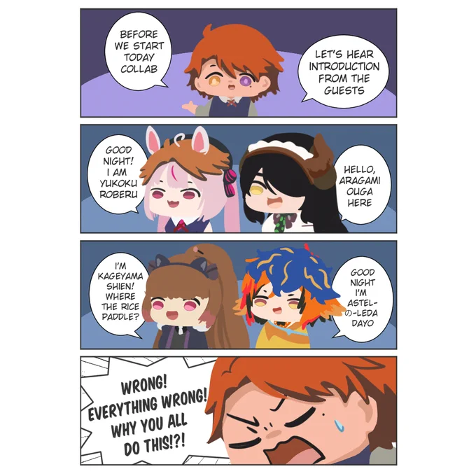 The guests of dark history collab

#描クテル 