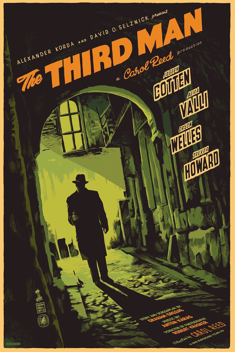FilmFan1971's tweet photo. THREAD OF DAILY FILM AND TV RECOMMENDATIONS.
Day 382: The Third Man (1949), one of my all-time favourite films. Available on @BBCiPlayer for 21 days.
#Quaranstreaming
#WhatToWatch
#Lockdown https://t.co/ouK5HICOfm