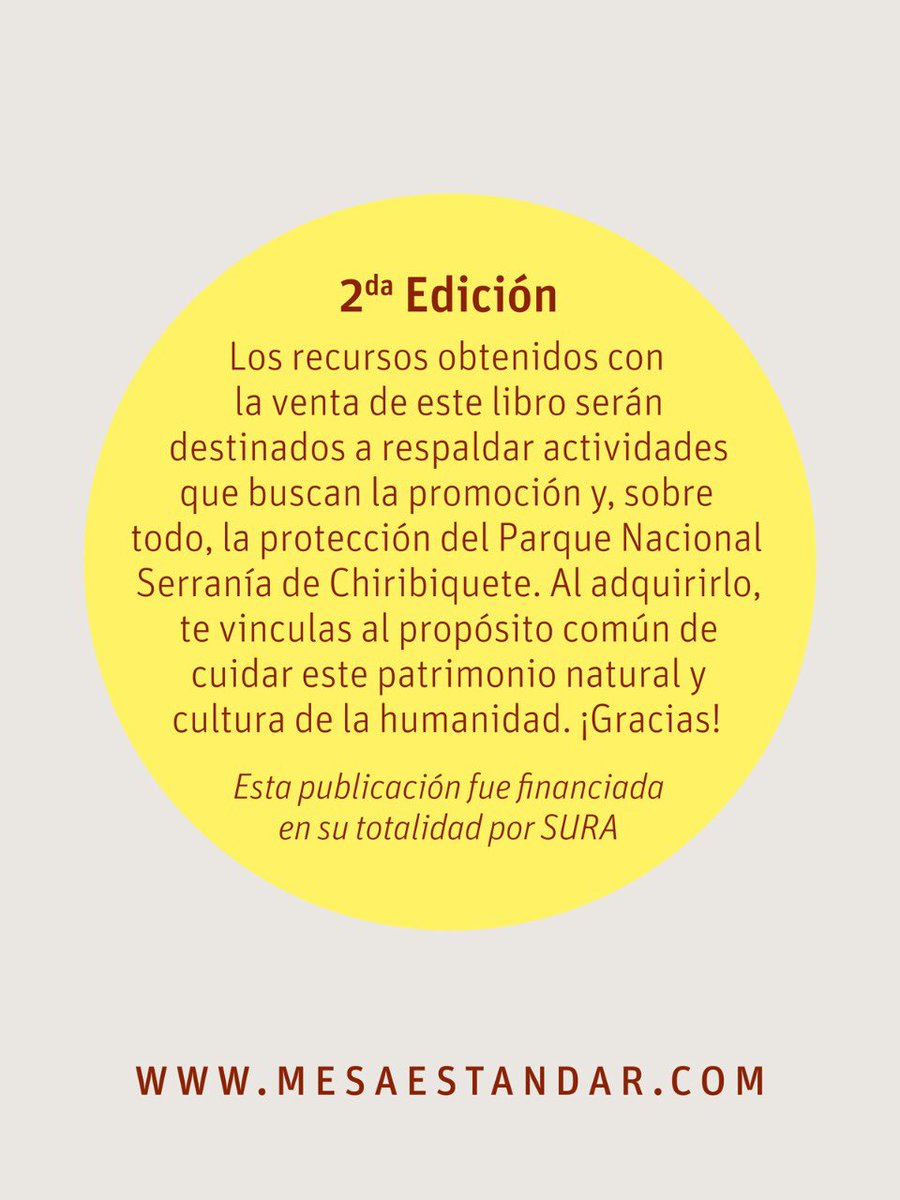 Chiribiquete, la maloka cósmica de los hombres jaguar. Segunda edición disponible nuevamente en papel. <a href="/GRUPOSURA/">Grupo SURA</a> <a href="/moniguarin73/">monica guarin</a> <a href="/vacabad/">Ana Cristina Abad</a> <a href="/ccastanouribe/">Carlos Castaño-Uribe</a> <a href="/juanperiodista/">Juan Fernando Rojas</a> <a href="/maria_mimia/">Maria Jose Castaño</a>