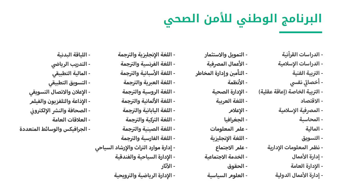 Ø§Ù„Ø´Ø¤ÙˆÙ† Ø§Ù„ØµØ­ÙŠØ© Ø¨Ø§Ù„Ø­Ø±Ø³ Ø§Ù„ÙˆØ·Ù†ÙŠ ÙˆØ¸ÙŠÙØ© ÙƒÙˆÙ…
