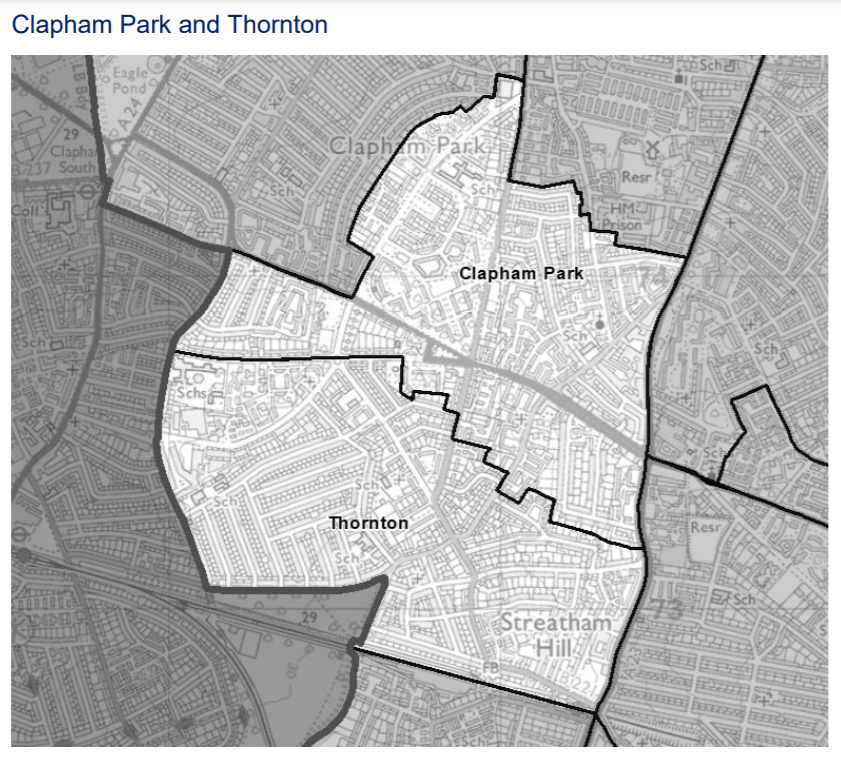 Meanwhile in Streatham Hill, there has been a variety of concerns expressed about the current ward being "carved up" between four different wards.