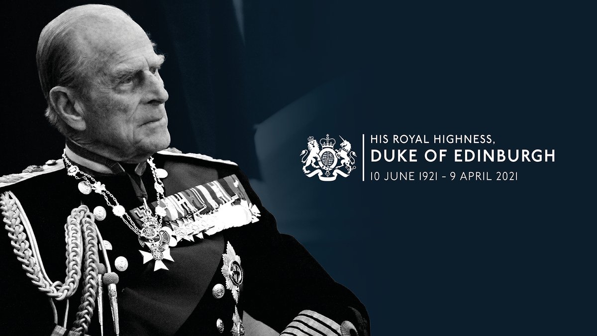 There will be a national one minute silence at 15:00 on Saturday 17th April to mark the death of His Royal Highness The Duke of Edinburgh

gov.uk/government/new…