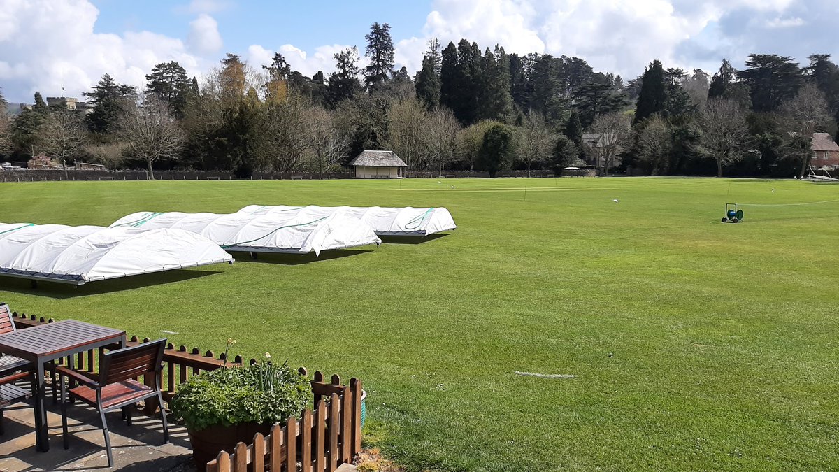 Looking good before the rain came today, great work from the ground team. #NewSeason
