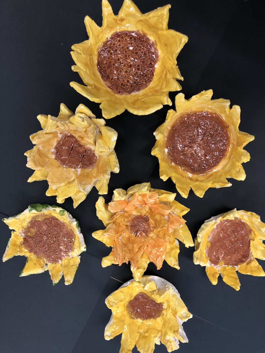 BallitchKathryn's tweet photo. I just can’t get enough of these VanGogh inspired bowls! Great work by ⁦@WillowvilleE⁩ fourth graders. ⁦@WestCler⁩ ⁦@mrsflaniganmath⁩ ⁦@smithheather22⁩ https://t.co/XOZD3joVJH