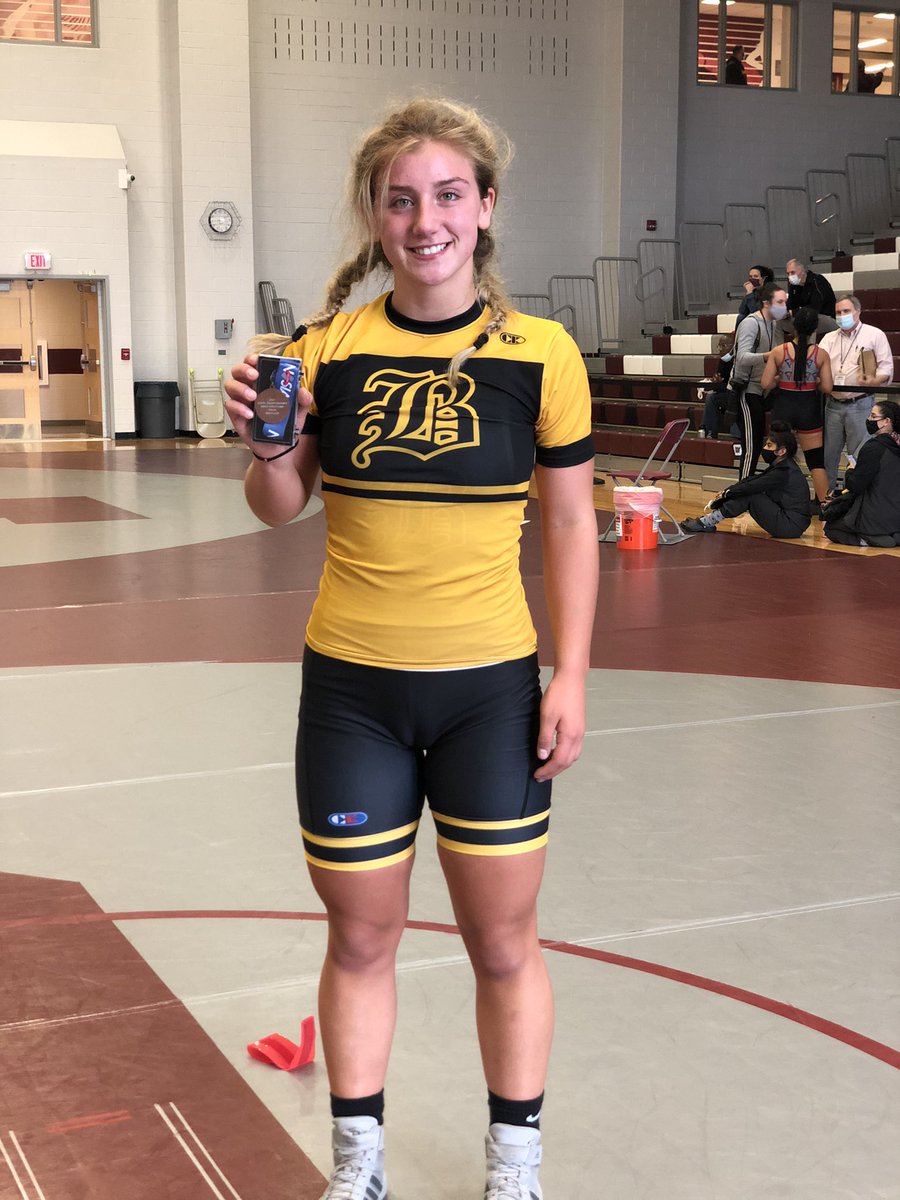 After a 1-0 victory in the Quarterfinals and a tough loss in the Semifinals 

Lexi Mazzella BATTLED back in the consolation to win TWO more!!

She finished her day 3-1 and claimed THIRD PLACE at the 2021 NJSIAA Girl’s State Tournament!!

#BetterEveryday🐾⚡️