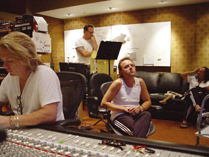 April 9th, 2003: Metallica began mastering the album "St. Anger" in New York. 

#Metallica purposely wanted a raw sound on the album, so Bob Rock did not polish the sound while mixing &amp; mastering.