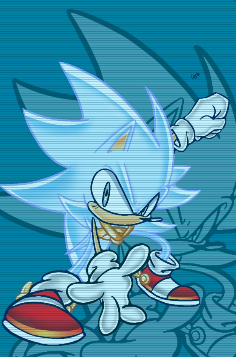 Redesign of the cut Sonic X hyper Sonic form (aka Nazo) : r/SonicTheHedgehog