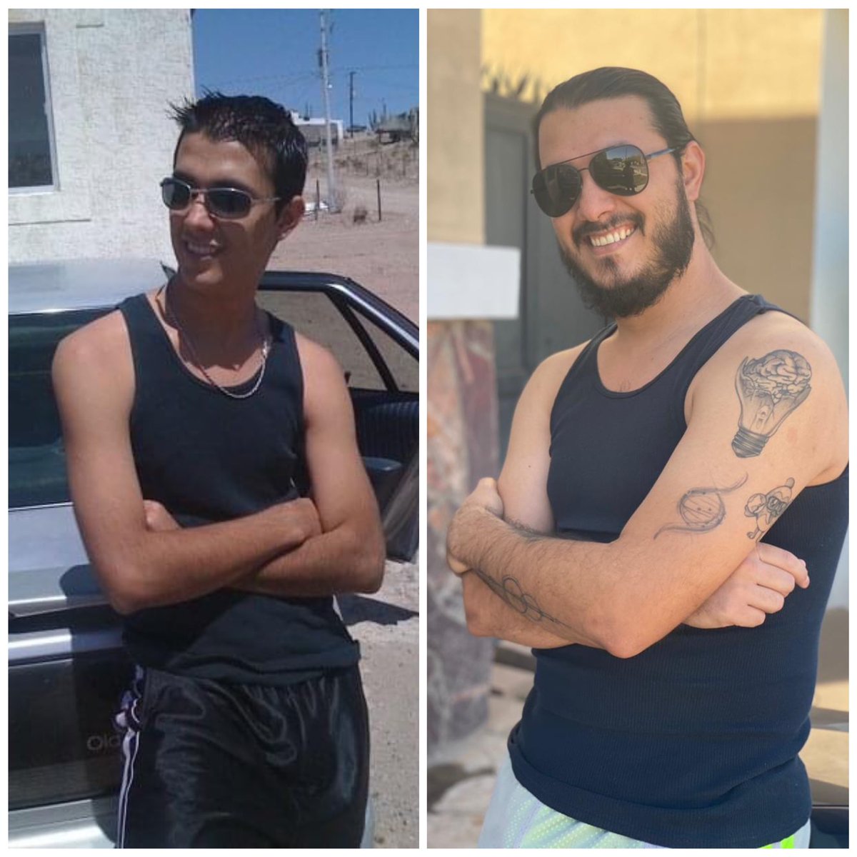 ArkangelB's tweet photo. Can you guess how much time have passed? 🤣
And how much weight? 🙈
#TimeNeverStops https://t.co/NvLO0p3Q0T