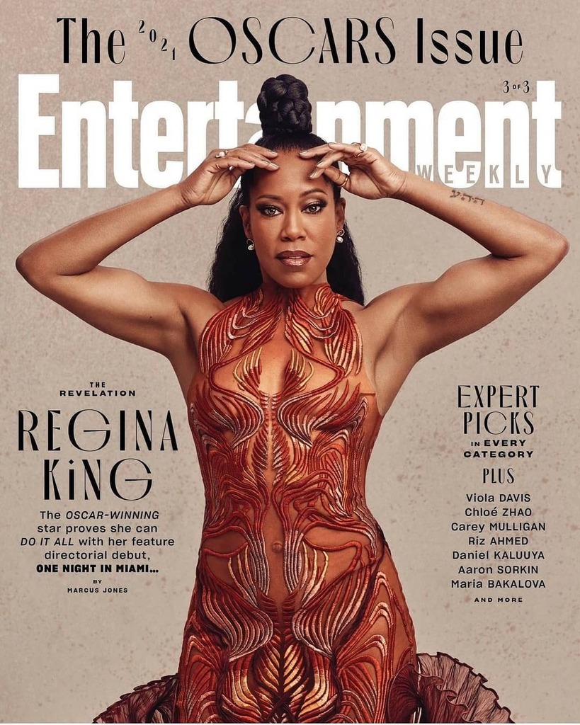 #ReginaKing @iamreginaking covers the latest issue of #Entertainment Weekly @entertainmentweekly