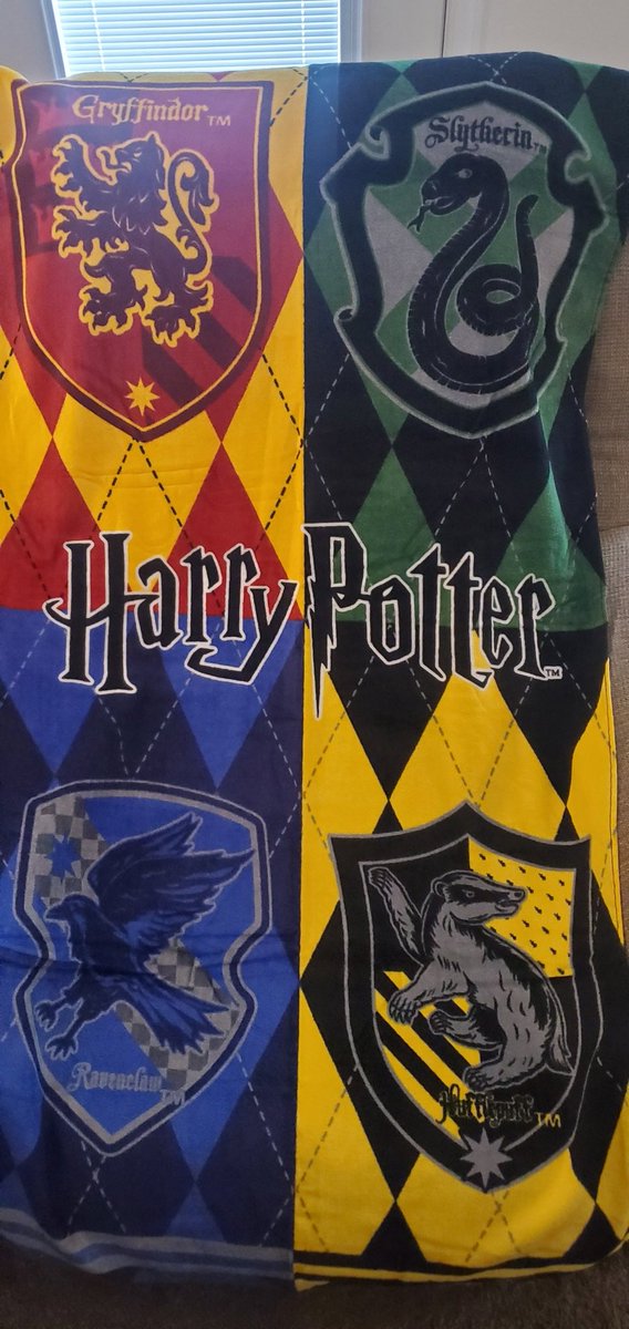 Michell95485709's tweet photo. #harrypotter Beach towels for next week when we hit up #oceancity for our #springbreak. The great thing about #homeschooling is we do things on our time. The beach should be pretty empty! ๐ค๐ป๐ฅ #harrypottermerch #hufflepuff #ravenclaw #slytherin #gryffendor https://t.co/IJ1L3dSNbD