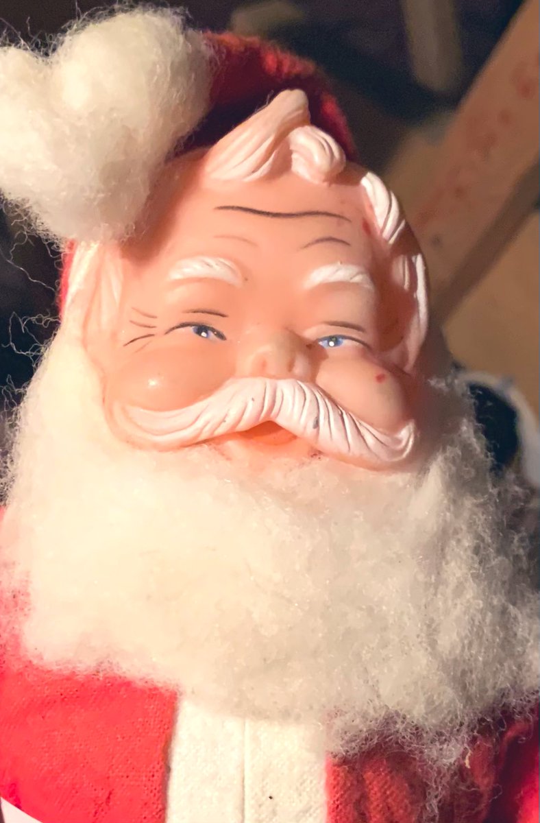 Gregpage6's tweet photo. The face and twinkly eyes that made me smile every year throughout my childhood #LotsofMemories #AtticFinds #MumsHouseClearance https://t.co/ceaaF7inRh