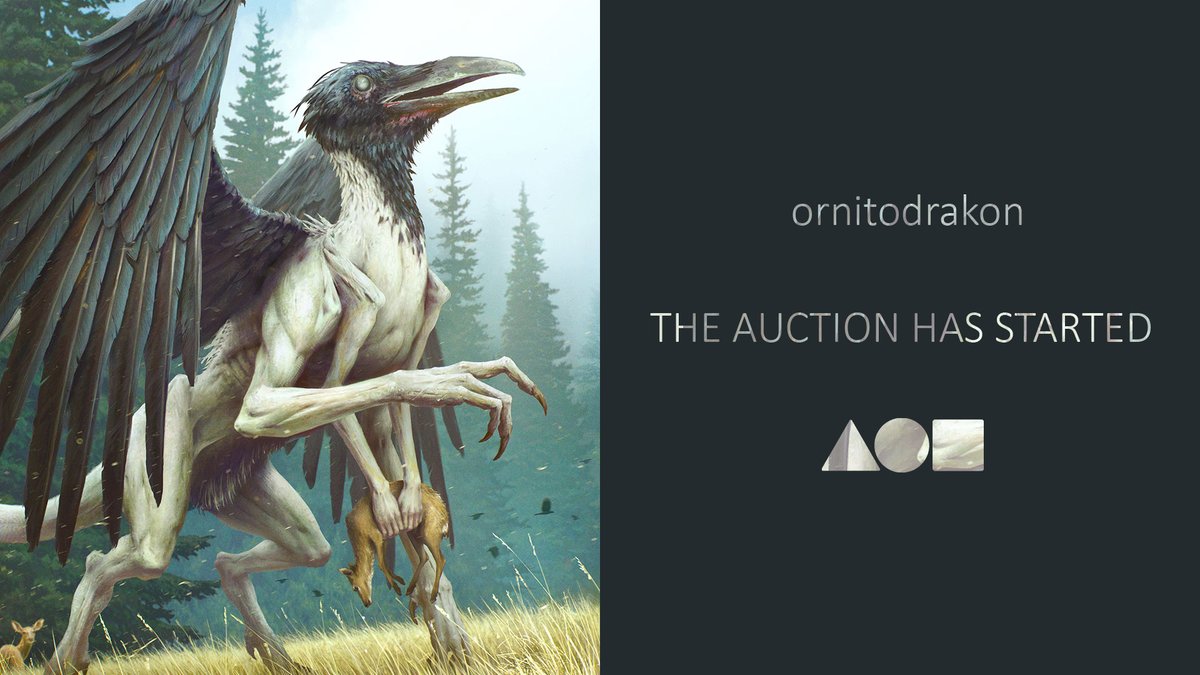 The auction has started!!! 🤯

Many thanks to <a href="/GanjaIfTheGrey/">Aris | ganjalf.eth 🧙‍♂️ (🛋,🛋)</a> for the bet! Thanks to you, this bird flew away 🙏🙏🙏

foundation.app/averkin/ornito…

#nftart  #NFTartists #NFTcollectros #withfoundation