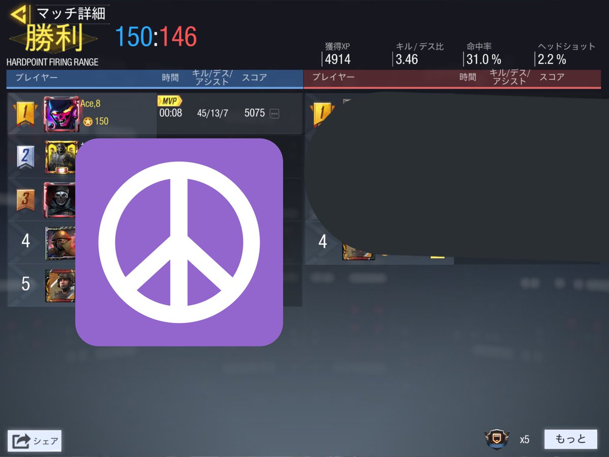 Codmobile_Ace's tweet image. 公開の民度がw
戌神ころね推しとか言うやつQQ9使ってるのに20キルくらいしかしてないのに死体撃ちしてきたから
「QQ9使って弱いの可哀想、死体撃ちするくらいならもっと上手くなれば？」って言ったら抜けたにょ😢😢😢