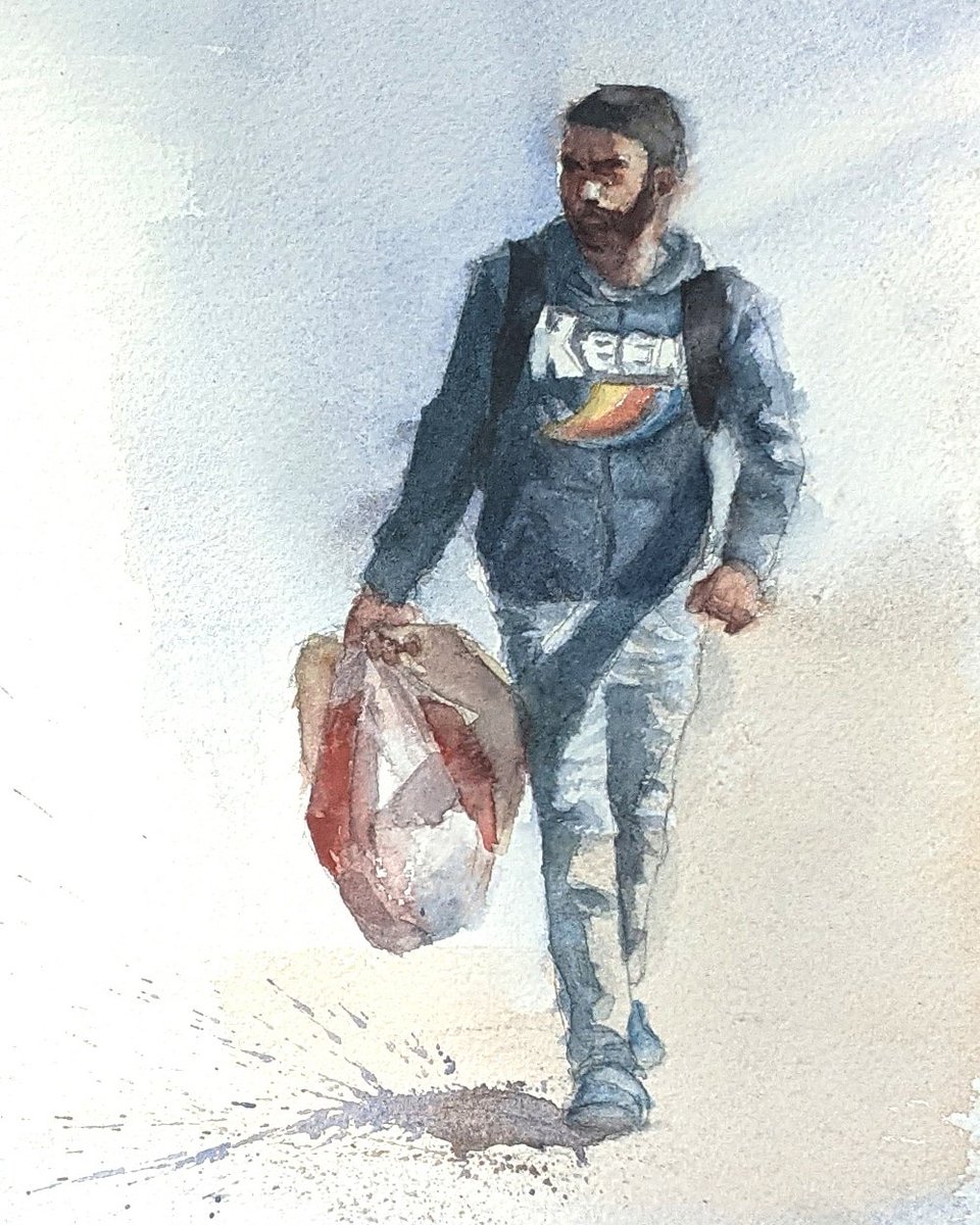 niteowlink's tweet photo. Trying to be more expressive and having some style.
-
-
-
-
#Watercolor #figurepainting #paint_daily #niteowlink https://t.co/fJe8g2xFZt