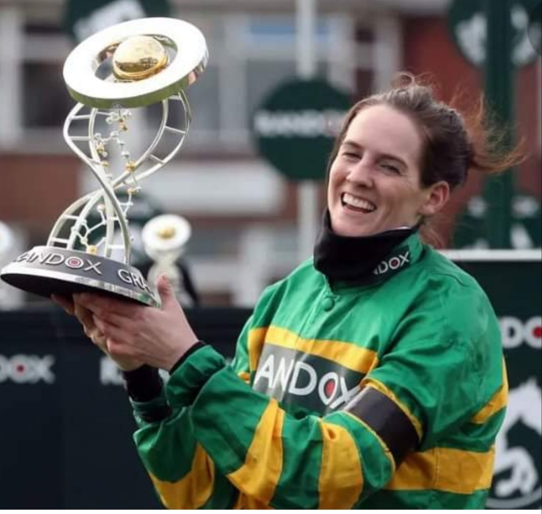 What an achievement. Another glass ceiling smashed! A good day for the gals!  #RachaelBlackmore  #GrandNational