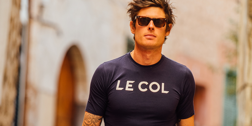 Le Col on X: Remain stylish off the bike. The cotton blend of the  Technical Logo T Shirt is soft against the skin - perfect for slipping on  after a day in