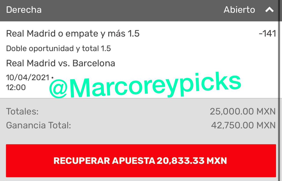 MarcoReyPicks's tweet photo. Por mero gusto y amor al Madrid 🔥👌

No es freepick, es amor al madrid. 

Quiero ver sus rt que regalare un bono de $5,000 y 3 de $1,000 pesos aleatoriamente a las personas que le den rt a esta publicación. https://t.co/4mfEoNcP5Q