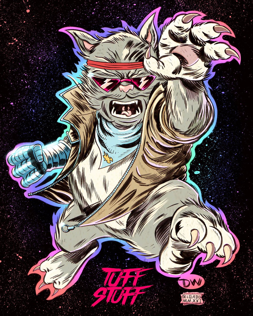 FrigidGiant's tweet photo. “Tuff Stuff” by the incredible @birdsinboxes with colors by yours truly @FrigidGiant . This book is simply amazing. #Tuffstuff #illustration #tuffstuffcomic #badkitty #penandink #digitalcoloring #originalcharacter #independentcomics #danwhite https://t.co/Dqd4GHo75Q
